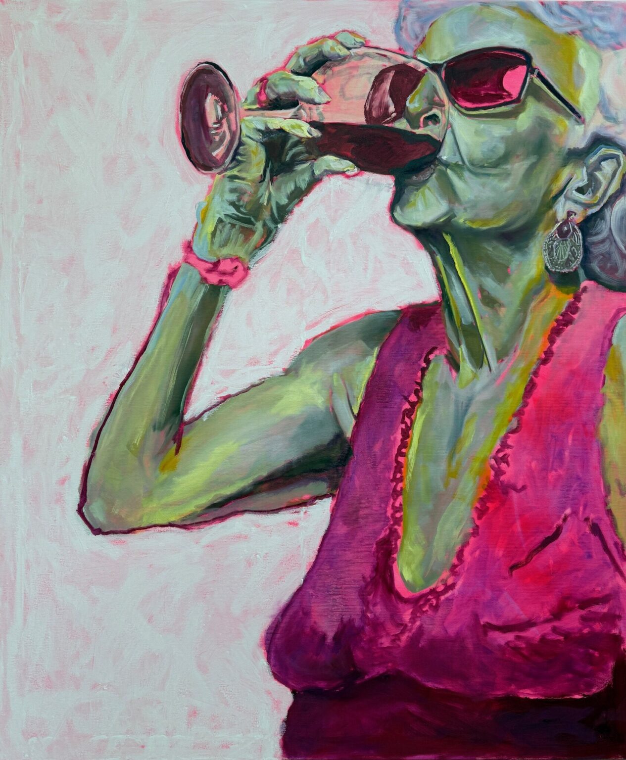 enjoy the ride – painting by Annkathrin Immler
