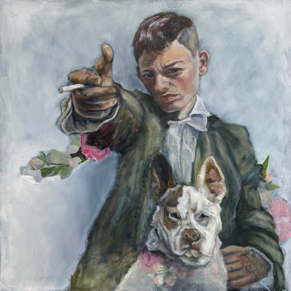 flowers – Gemälde von Annkathrin Immler