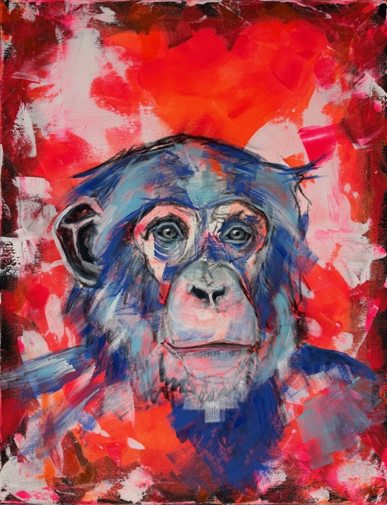 happy – Gemälde von Annkathrin Immler