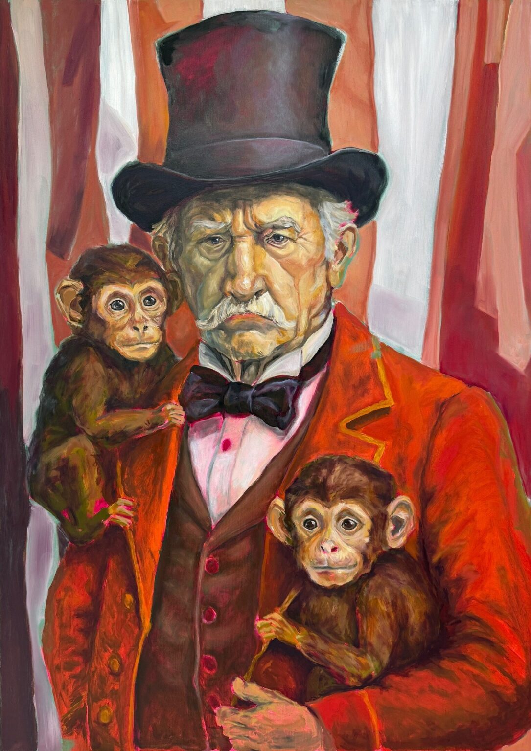 my circus, my monkeys – Gemälde von Annkathrin Immler