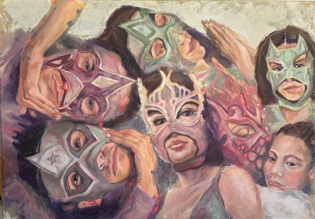 one is not born, but rather becomes, a woman – Gemälde von Annkathrin Immler