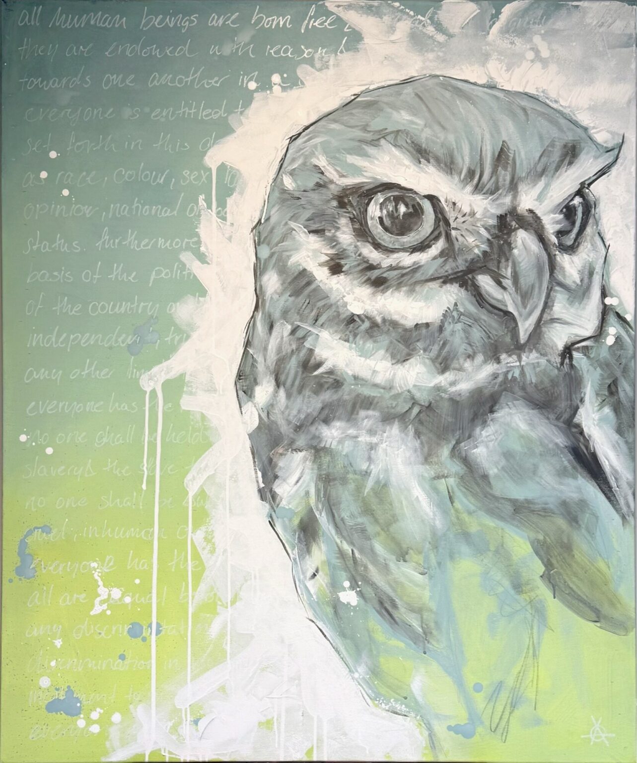 sound of silence – painting by Annkathrin Immler
