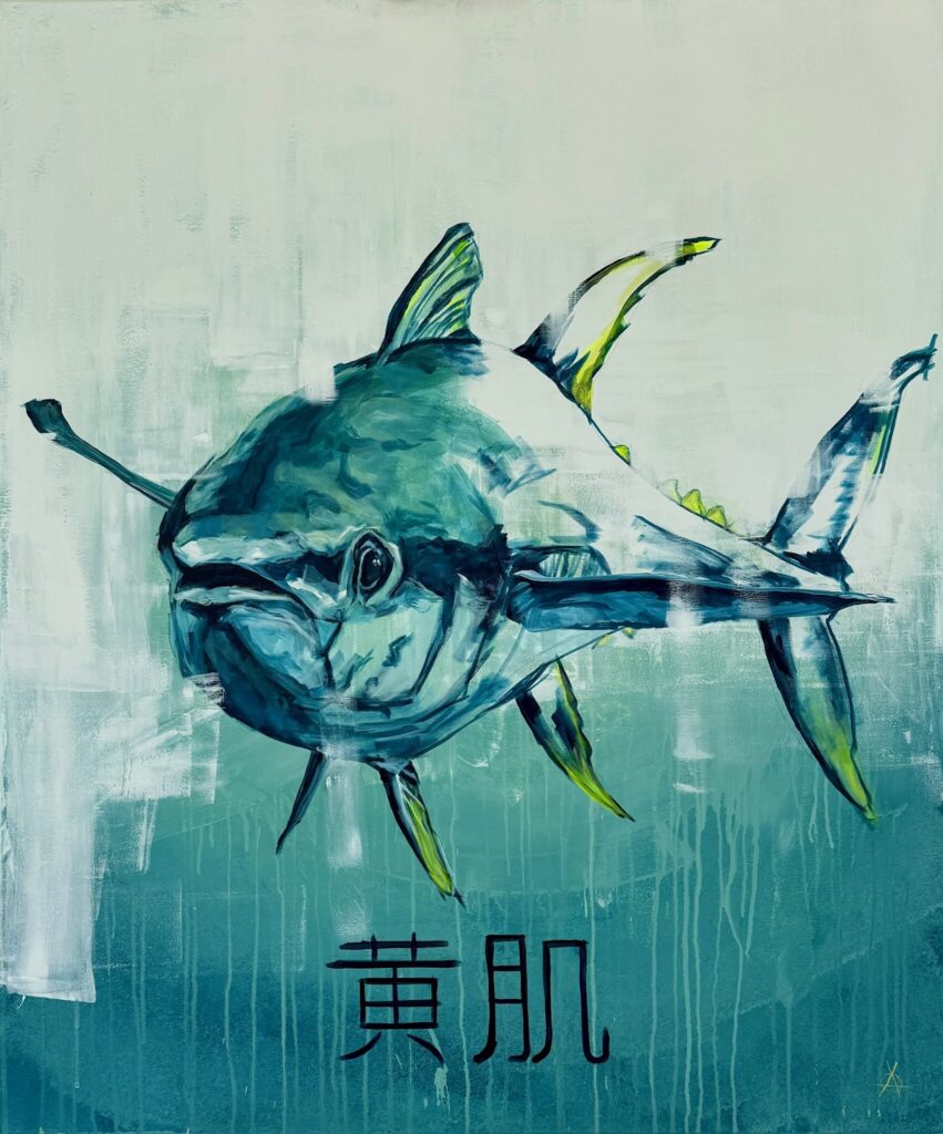 tuna – Gemälde von Annkathrin Immler