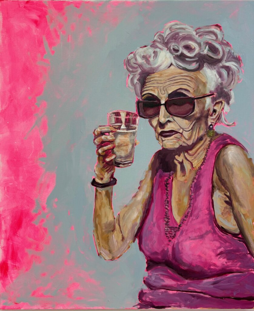 Seen That, Done That, Been There (Still Standing) – Gemälde von Annkathrin Immler